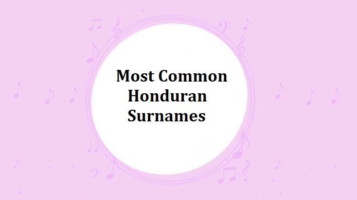 Last Names In Honduras